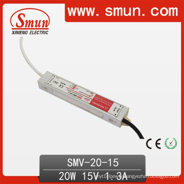 Waterproof LED Driver with IP67 and CE RoHS Approved Smv-20-15